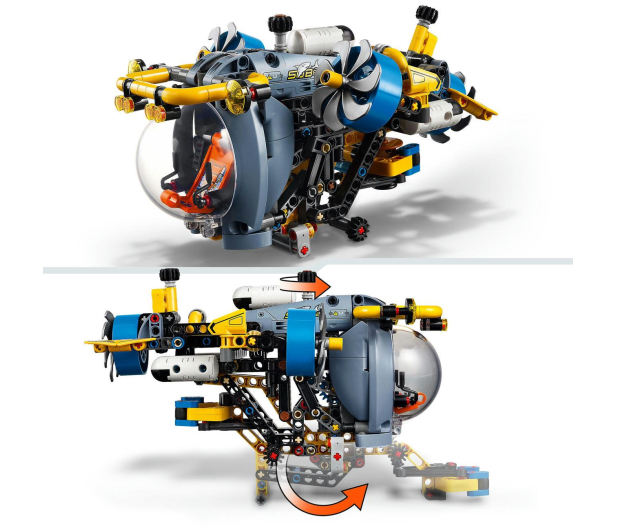 LEGO Technic 42201 Badawcza łódź podwodna - 1284090 - zdjęcie 3